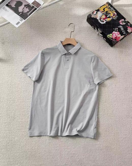 F040522春夏季新款无痕压胶简易休闲百搭短袖Polo衫 商品图7