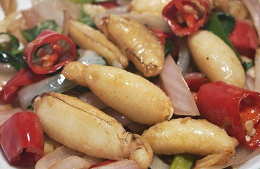 蟹脚肉，从野生大扁蟹的大钳敲下来的肉，无骨刺、蛋白质含量丰富，甜嫩有弹性 商品图1