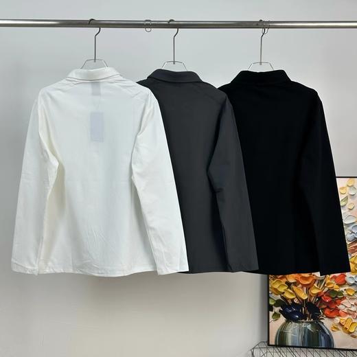 F040521春季新品透气速干都市通勤男士翻领长袖POLO衫 商品图5