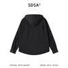 SDSA男装2026新款高贵轻奢日系褶皱刺绣纯色连帽长袖衬衫百搭舒适 商品缩略图1