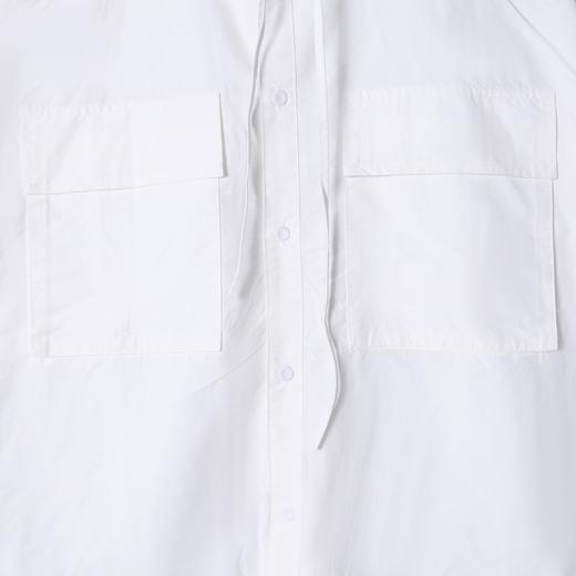 SDSA男装2026新款高贵轻奢连帽多口袋短袖衬衫宽松休闲上衣 商品图3