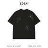 SDSA男装2026新款轻奢潮牌十字架刺绣字母设计圆领短袖T恤百搭 商品缩略图1