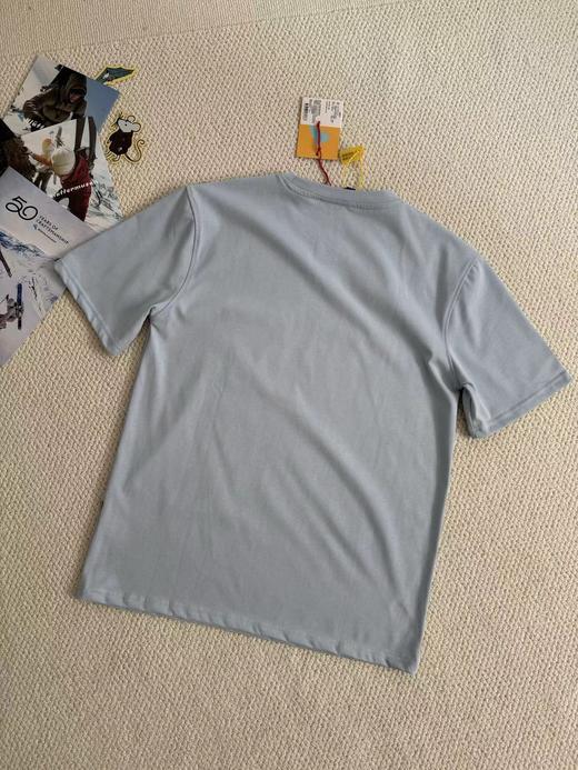 F040535宽松落肩剪裁软糯亲肤透气男女同款短袖T恤 商品图8