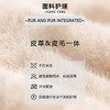 A008潘依绣丁丁宠粉【好运莲莲】两面穿獭兔皮毛一体国风高级感皮草外套D24821 商品缩略图4