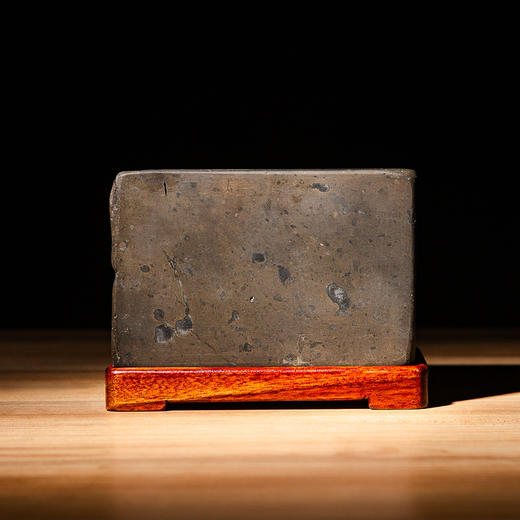 南北朝佛造像古砖镶嵌歙石制砚 商品图6