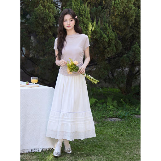 鹿向南【0407/00:00新品】紫色T恤 商品图1