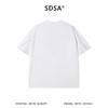 SDSA男装2026新款轻奢简约提花撞色印花珠子设计圆领短袖T恤百搭 商品缩略图4