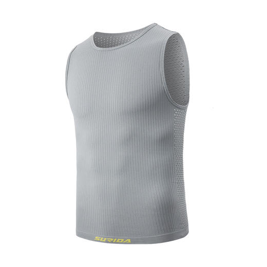 速力达好穿背心健身服男户外越野跑步春夏压缩背心紧身速干透气无袖坎肩无缝紧身衣 商品图10