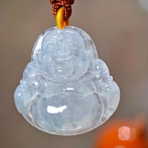 （特价）翡翠冰糯冰种弥勒佛 商品图10