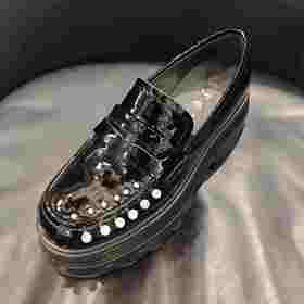 LFGJ凌介 19702时尚厚底乐福鞋