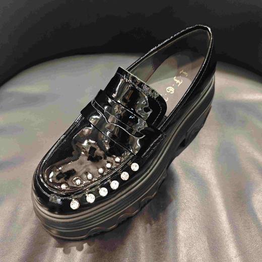 LFGJ凌介 19702时尚厚底乐福鞋 商品图0