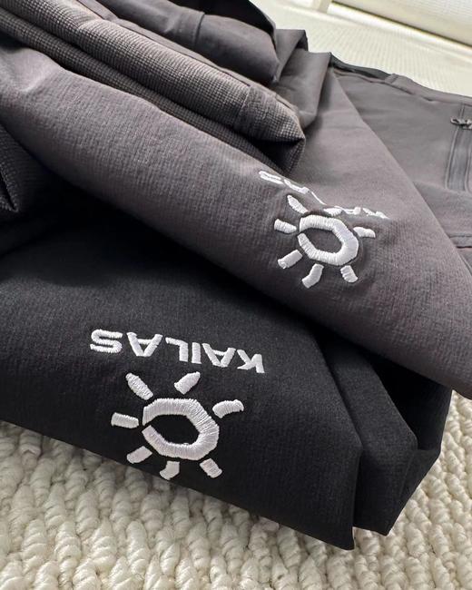 F040523春季新款3D绣花立挺防泼水速干休闲直筒长裤 商品图13