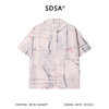 SDSA男装2026新款高贵轻奢小众设计服装纸样印花设计短袖衬衫百搭 商品缩略图1