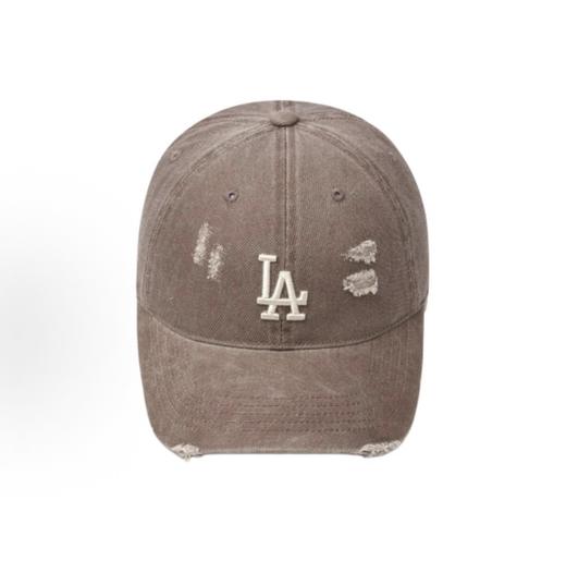 【韩国原单】MLB 洛杉矶道奇队徽标刺绣棒球帽 柳智敏同款 破洞做旧的款式 超显高级的颜色 时髦感轻松拿捏 谁戴谁好看~ 商品图1