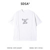 SDSA男装2026新款轻奢简约提花撞色印花珠子设计圆领短袖T恤百搭 商品缩略图0