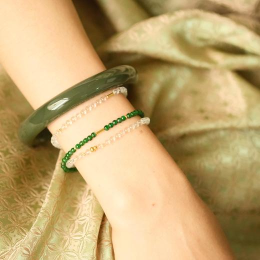 超大福利 几年前的黄金价格搭配货头翡翠手串性价比天花板 限购1件 商品图0