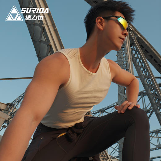 速力达好穿背心健身服男户外越野跑步春夏压缩背心紧身速干透气无袖坎肩无缝紧身衣 商品图8