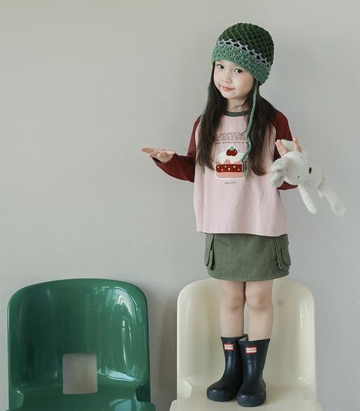 【全棉儿童T恤】儿童10色毛巾绣插肩T恤（2件起拍，单拍不发） 商品图1