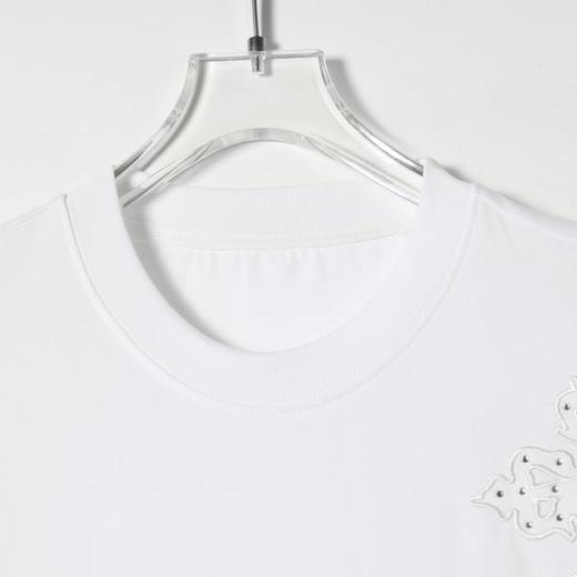 SDSA男装2026新款轻奢潮牌十字架刺绣字母设计圆领短袖T恤百搭 商品图2