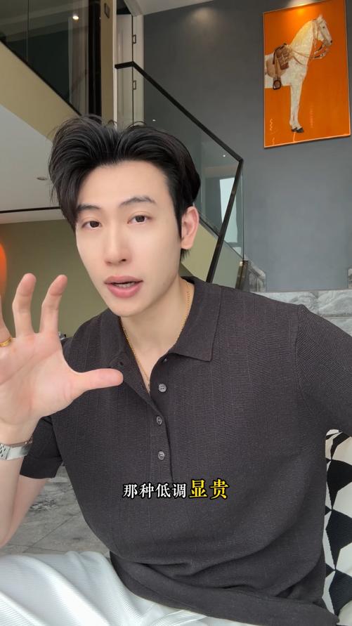 3601SDSA男装2026新款高贵轻奢老钱风纯色polo领针织短袖T恤百搭时尚 商品图0