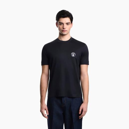 E@ 春夏莱赛尔凉感圆领短袖正肩宠物刺绣T恤 Z-15921 商品图2