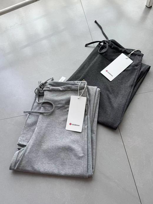 F040526夏季冰蚕丝高腰针织排汗透气显瘦休闲女士阔腿裤 商品图3