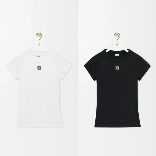 LOE-T 经典刺绣修身T恤 商品图0