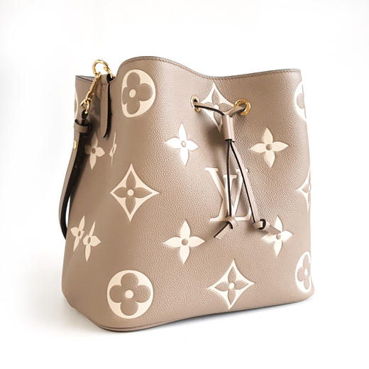 【98新】LV路易威登NEONOE系列M45555中号大象灰全皮压纹NEONOE子母包水桶包单肩包女士020426NJT07 商品图2