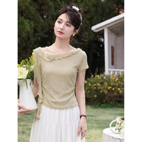 鹿向南【0407/00:00新品】绿色T恤