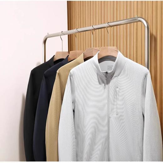 2026立领男士夹克风衣纯色城市户外休闲百搭舒适外套 商品图1
