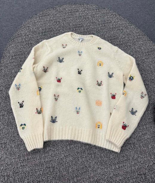 女款卡通刺绣针织毛衣zh014 商品图0