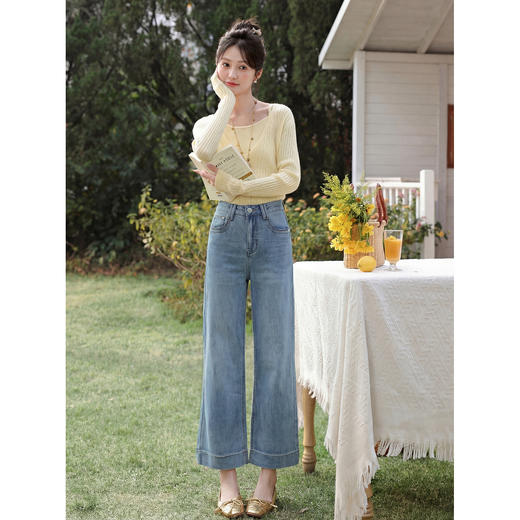 鹿向南【0407/00:00新品】蓝色牛仔裤 商品图2