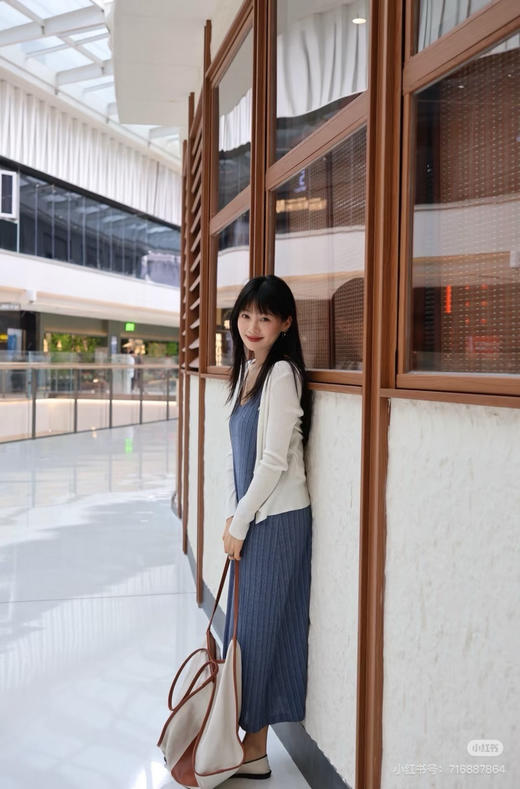 46-4 绝杀亏清 小禾女士丝麻针织吊带裙 商品图7