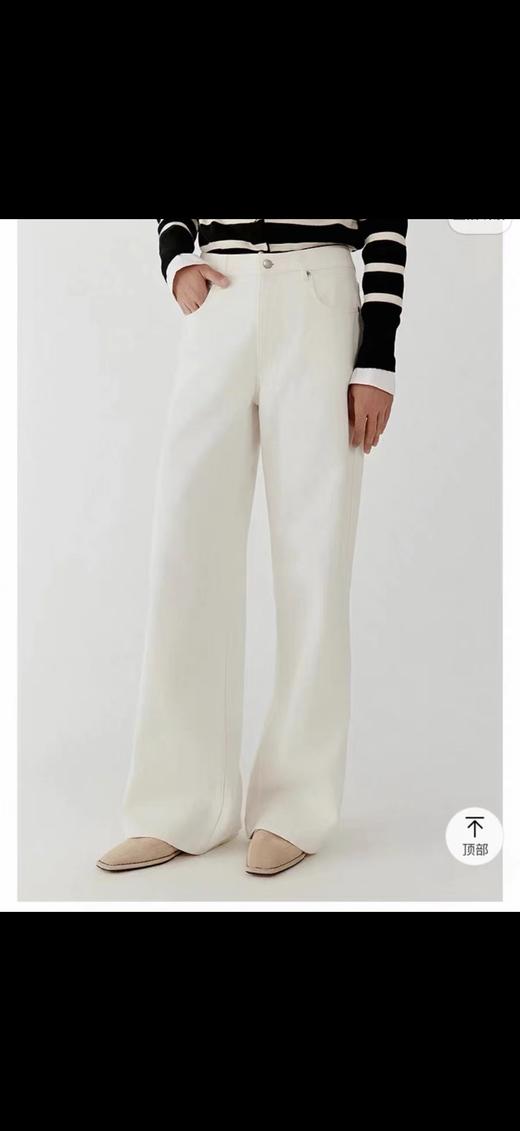 F040505春季新款休闲宽松日常通勤牛仔阔腿牛仔长裤 商品图8