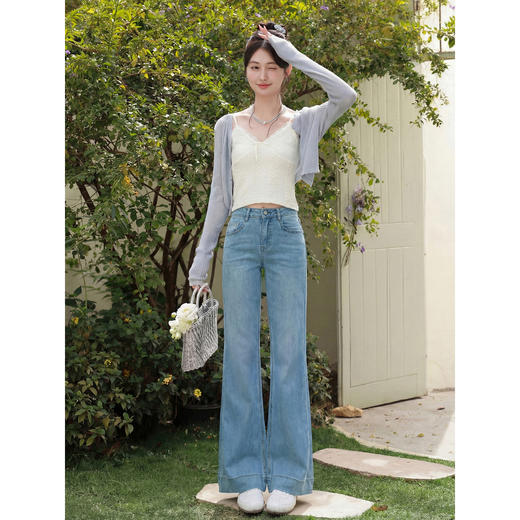 鹿向南【0407/00:00新品】蓝色牛仔裤 商品图1