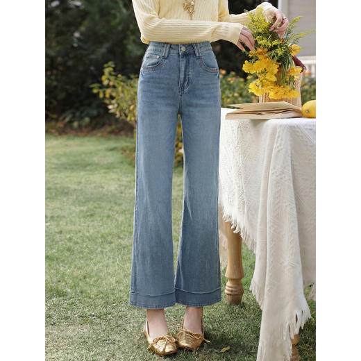 鹿向南【0407/00:00新品】蓝色牛仔裤 商品图3