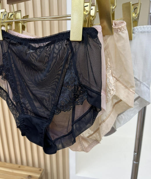 高腰蕾丝透气女士内裤4条装0228g07 商品图9