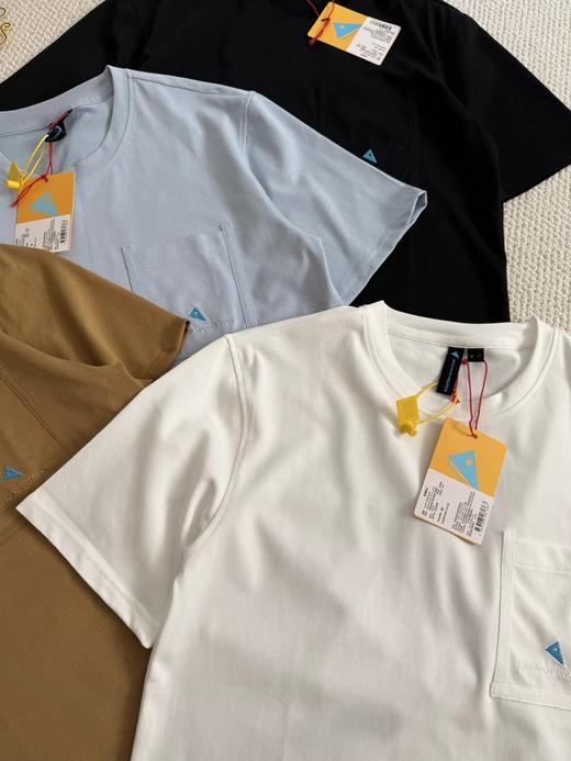 F040535宽松落肩剪裁软糯亲肤透气男女同款短袖T恤 商品图1