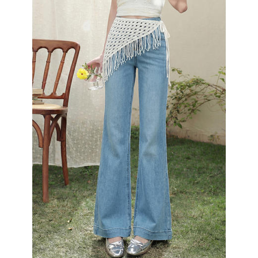 鹿向南【0407/00:00新品】蓝色牛仔裤 商品图3