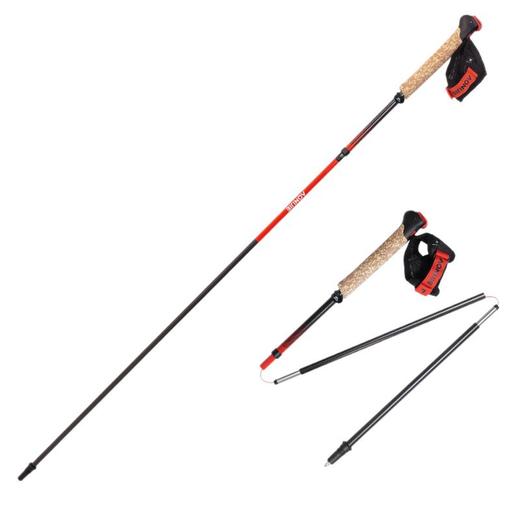 奥尼捷户外折叠登山杖跑步手杖越野跑超轻碳杖爬山徒步装备行山杖E4218 商品图4