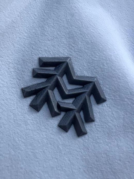 F040525无痕全压胶立领速干户外半拉链口带运动速干T恤短袖 商品图11