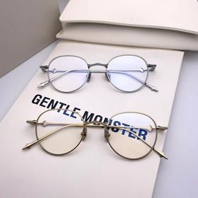 gm EP-2纯钛合金平光镜眼镜