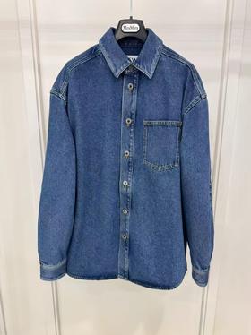 男款logo刺绣牛仔外套la014