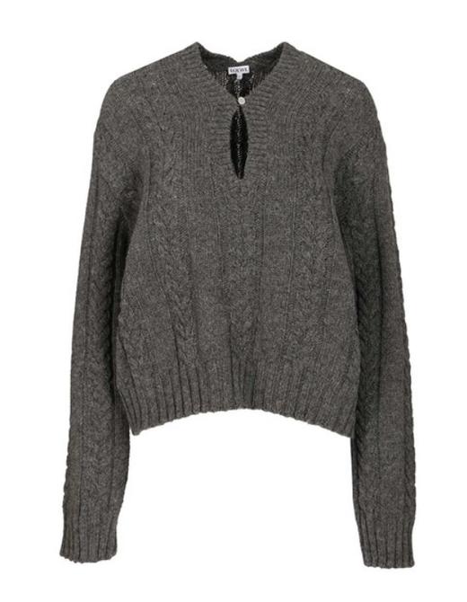 女款系扣针织毛衣hu014 商品图0