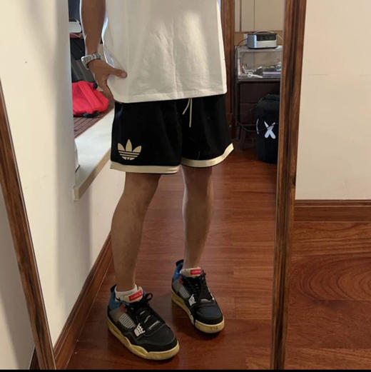 阿迪达斯/Adidas 三叶草透气网眼短裤，货号：IY7387，男女情侣款 商品图4