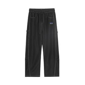 F040520春夏季新款柔软舒适情侣款户外休闲百搭拖地牛仔工装裤