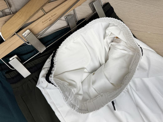 新款美式轻薄透气弯刀阔腿垂感松紧腰休闲裤 商品图10