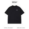 SDSA男装2026新款轻奢美式潮牌双面撞色印花字母圆领短袖T恤百搭 商品缩略图0