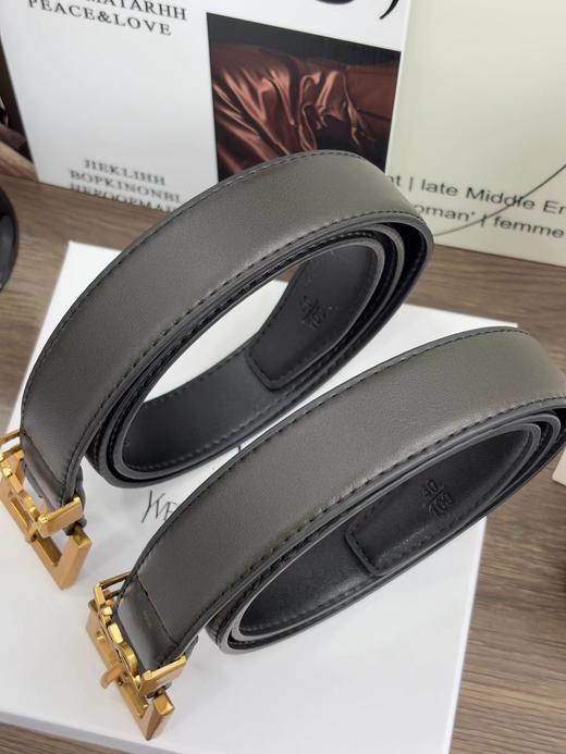 F040539小牛皮方扣女士腰带通勤百搭气质显瘦皮带 商品图0