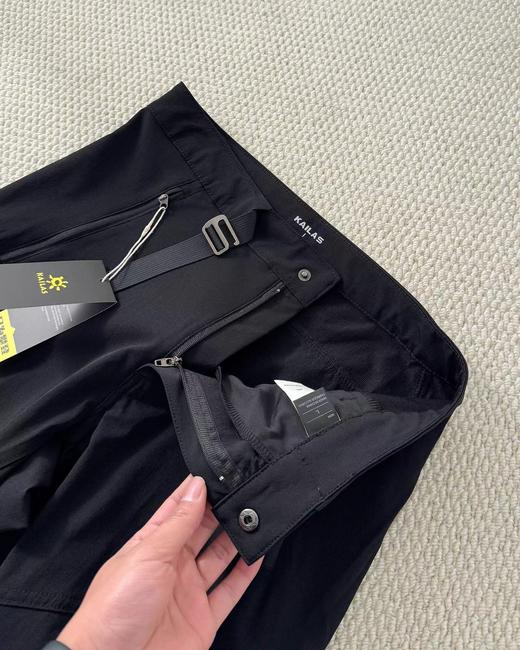 F040523春季新款3D绣花立挺防泼水速干休闲直筒长裤 商品图9